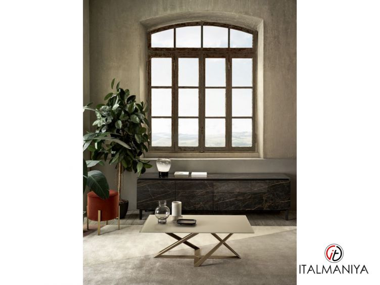 Фото 1 - Журнальный столик Millennium coffee tables фабрики Bontempi Casa из металла в современном стиле