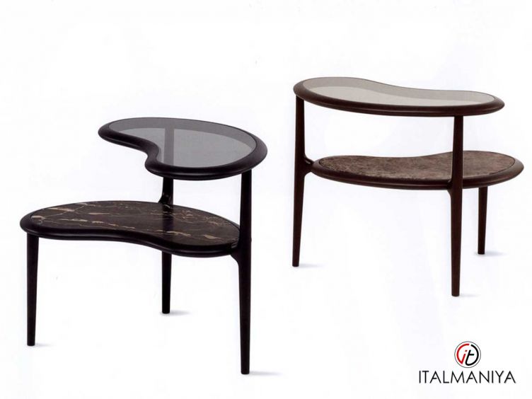 Фото 1 - Журнальный столик Fagiolo фабрики Ceccotti из массива дерева в современном стиле