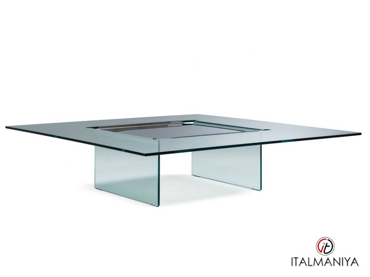 Фото 1 - Журнальный столик Carre фабрики Cattelan Italia из стекла в современном стиле