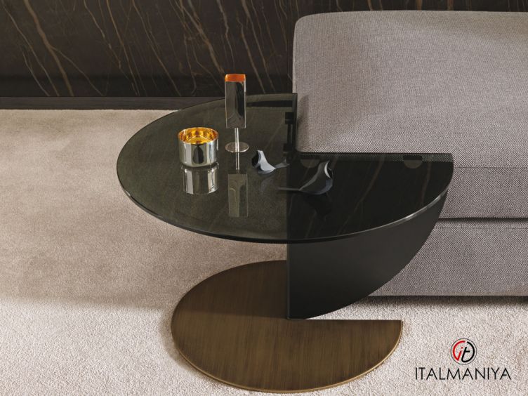 Фото 1 - Журнальный столик Rialto фабрики Misura Emme (производство Италия) из металла в современном стиле