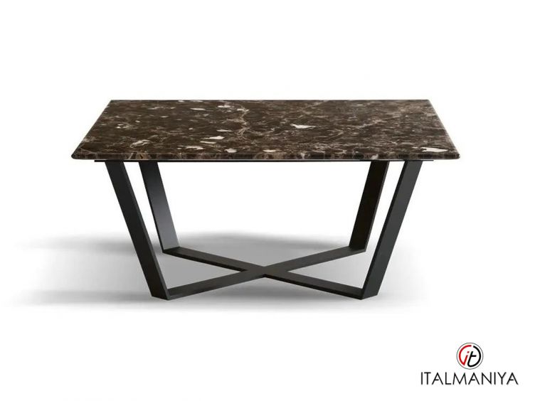 Фото 1 - Журнальный столик Kim фабрики Ulivi (производство Италия) из металла коричневого цвета в современном стиле