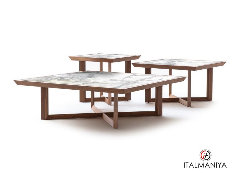 Фото 1 - Журнальный столик Nathan X фабрики Ulivi (производство Италия) из металла в современном стиле