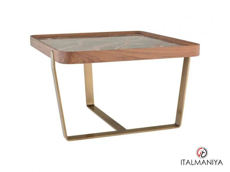 Фото 1 - Журнальный столик Odette квадратный фабрики Ulivi (производство Италия) из металла в современном стиле