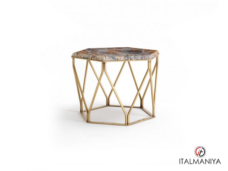 Фото 1 - Журнальный столик Susanne фабрики Ulivi (производство Италия) из металла в стиле лофт