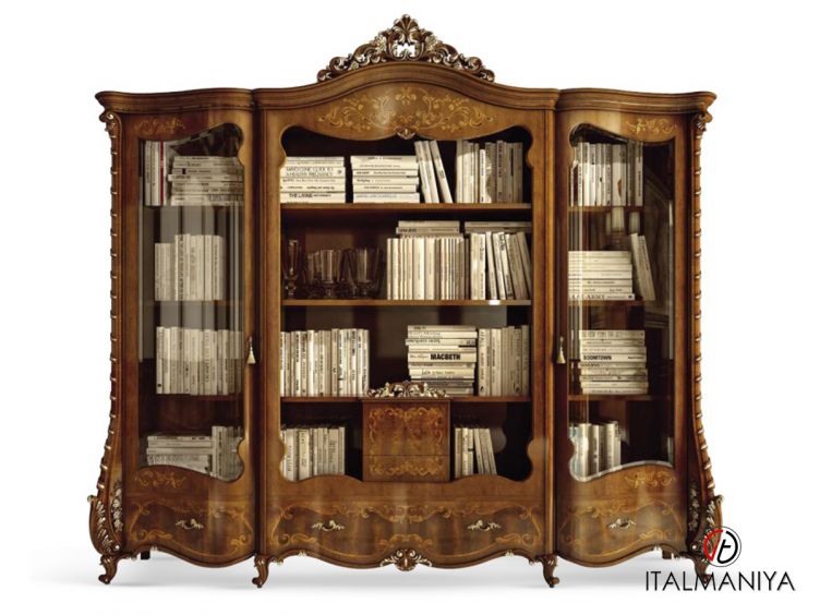 Фото 1 - Библиотека Portofino фабрики Signorini & Coco из массива дерева в классическом стиле