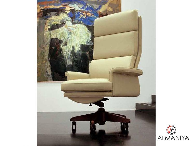 Фото 1 - Кресло для кабинета Congress 135 руководителя фабрики Mascheroni из металла в современном стиле