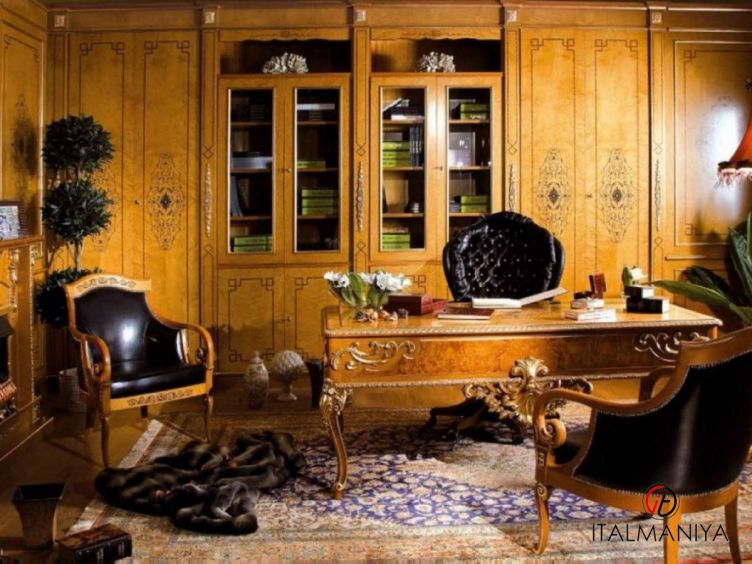 Фото 1 - Кабинет Klimt фабрики Asnaghi Interiors из массива дерева в классическом стиле