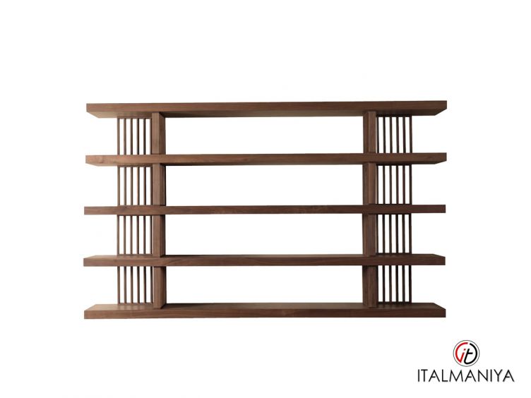 Фото 1 - Стеллаж Memory фабрики Ulivi (производство Италия) из массива дерева коричневого цвета в современном стиле