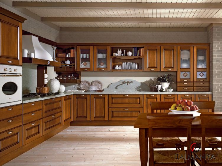 Фото 1 - Кухня Etrusca фабрики Aran Cucine из МДФ в классическом стиле