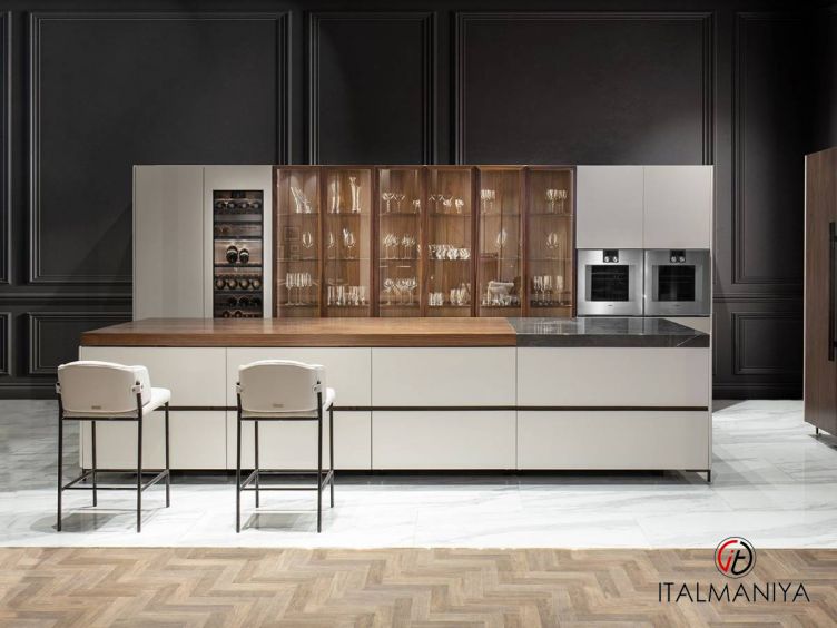 Фото 1 - Кухня V888 фабрики Formitalia (производство Италия) из массива дерева в современном стиле