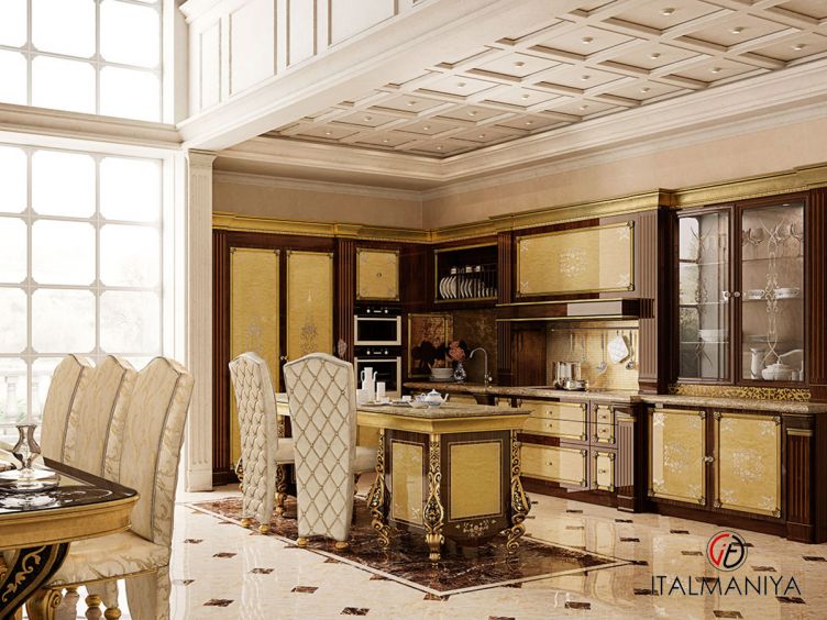 Фото 1 - Кухня Celebrity фабрики AR Arredamenti из массива дерева в классическом стиле