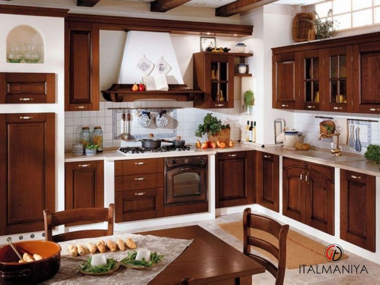 Фото 1 - Кухня Paesana фабрики Ar-Tre из массива дерева в классическом стиле