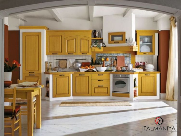Фото 1 - Кухня Vittoria фабрики Ar-Tre из массива дерева в классическом стиле