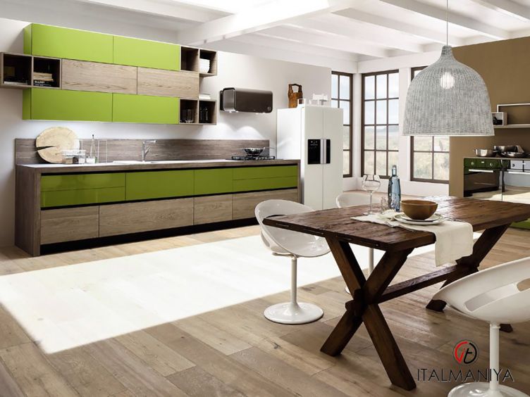 Фото 1 - Кухня Papaia фабрики Arrex из массива дерева в современном стиле