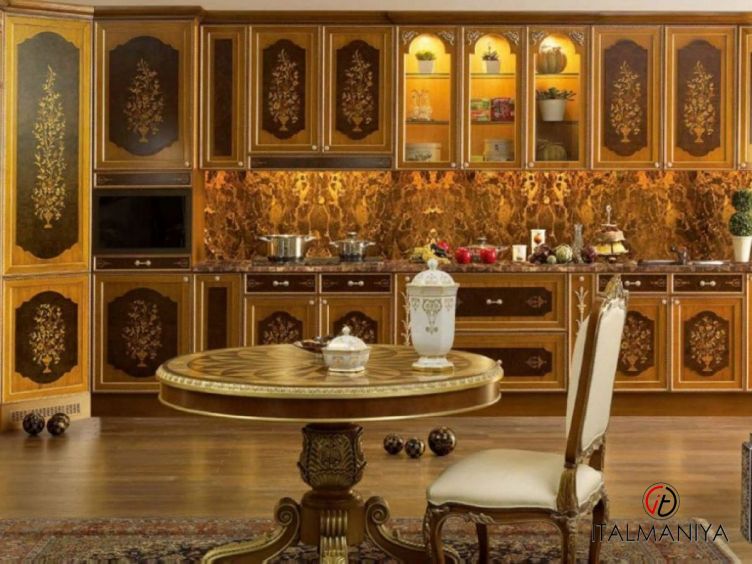 Фото 1 - Кухня Suprema фабрики Asnaghi Interiors из массива дерева в классическом стиле