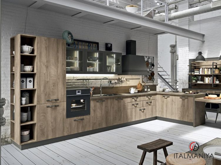 Фото 1 - Кухня Atelier & Brio фабрики Astra из массива дерева в современном стиле