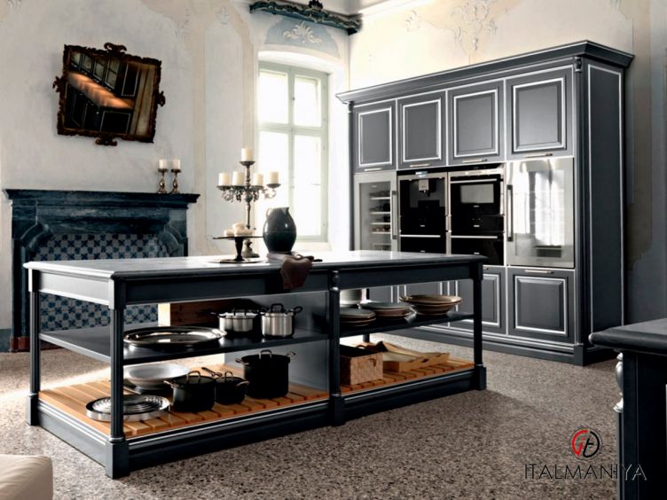 Фото 1 - Кухня Elite фабрики Cesar из массива дерева в классическом стиле