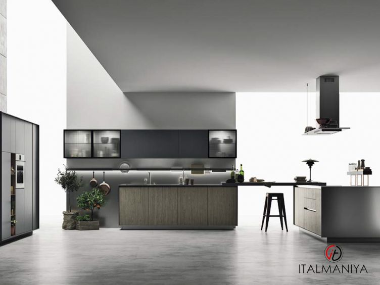 Фото 1 - Кухня Soho Composizione 3 фабрики Doimo Cucine (производство Италия) из МДФ в современном стиле