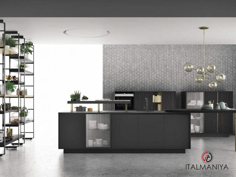 Фото 1 - Кухня Soho Composizione 5 фабрики Doimo Cucine (производство Италия) из МДФ в современном стиле