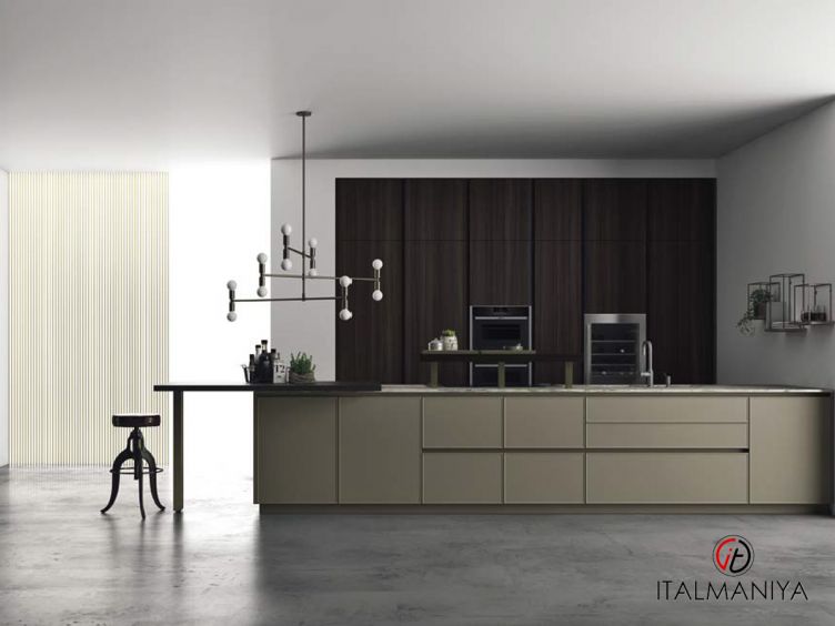 Фото 1 - Кухня Soho Composizione 6 фабрики Doimo Cucine (производство Италия) из МДФ в современном стиле
