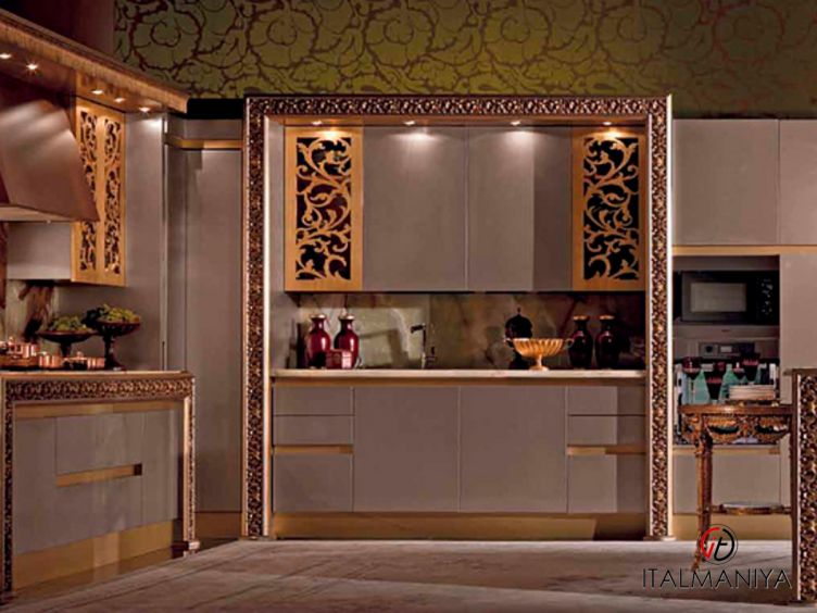 Фото 1 - Кухня Matisse фабрики Jumbo Collection (производство Италия) из массива дерева в классическом стиле