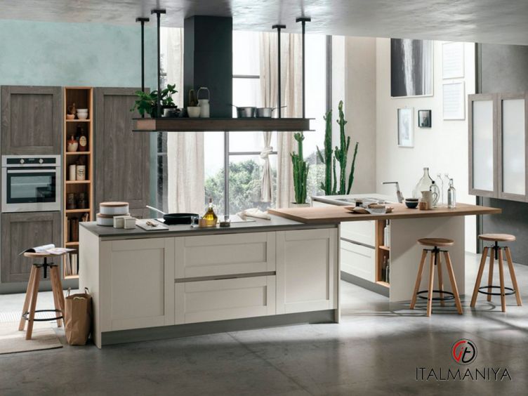 Фото 1 - Кухня City фабрики Stosa (производство Италия) из МДФ в современном стиле