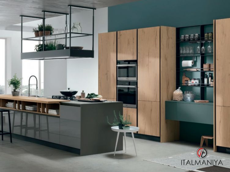 Фото 1 - Кухня Infinity фабрики Stosa (производство Италия) из массива дерева в современном стиле