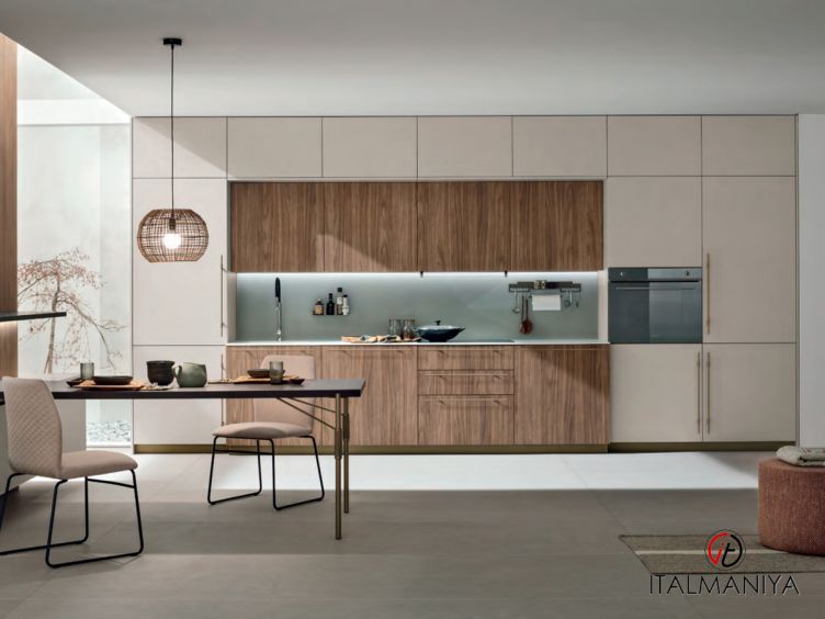Фото 1 - Кухня Metropolis фабрики Stosa (производство Италия) из массива дерева в современном стиле