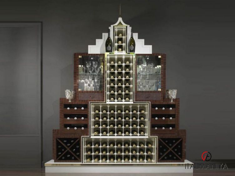 Фото 1 - Шкаф винный Cantina Vini фабрики Arca из массива дерева в классическом стиле