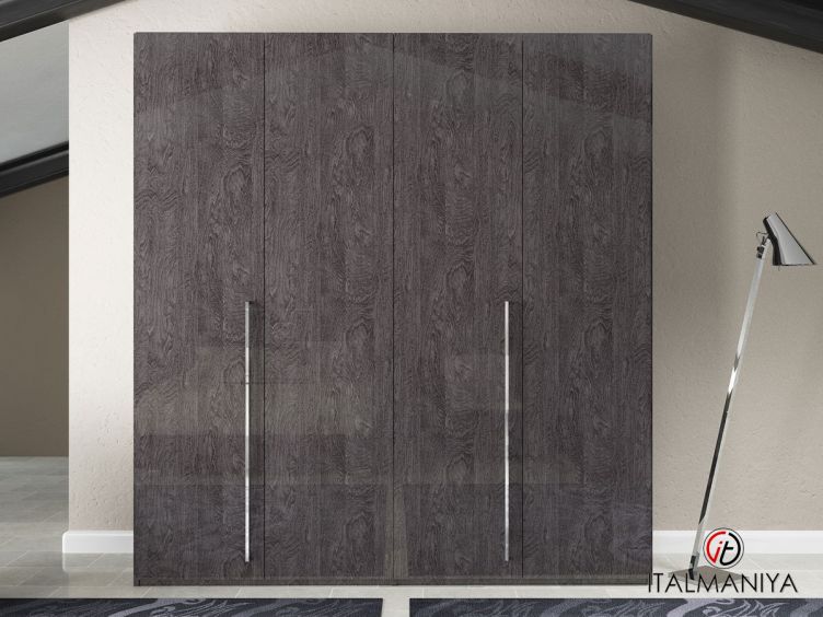 Фото 1 - Шкаф Sarah фабрики Status (производство Италия) из МДФ серого цвета в современном стиле