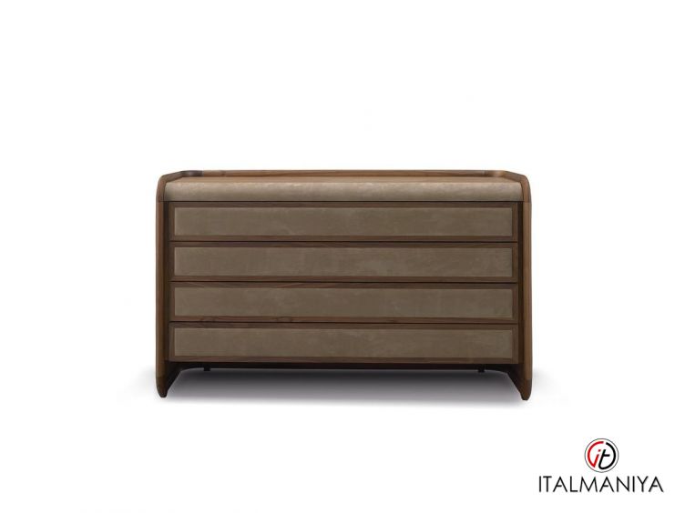Фото 1 - Комод Infinity фабрики Ulivi (производство Италия) из массива дерева коричневого цвета в современном стиле