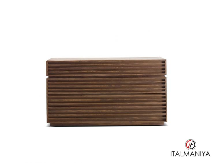 Фото 1 - Комод Manhattan фабрики Ulivi (производство Италия) из массива дерева коричневого цвета в современном стиле