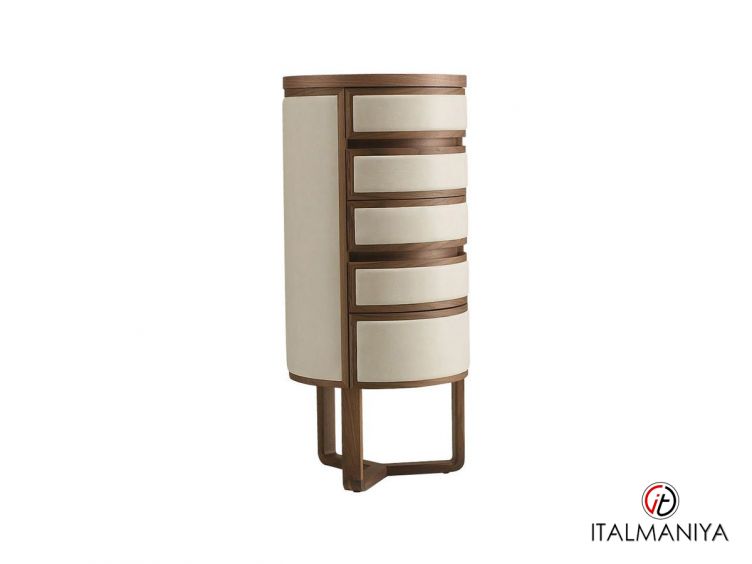 Фото 1 - Комод World высокий фабрики Ulivi (производство Италия) из массива дерева коричневого цвета в современном стиле