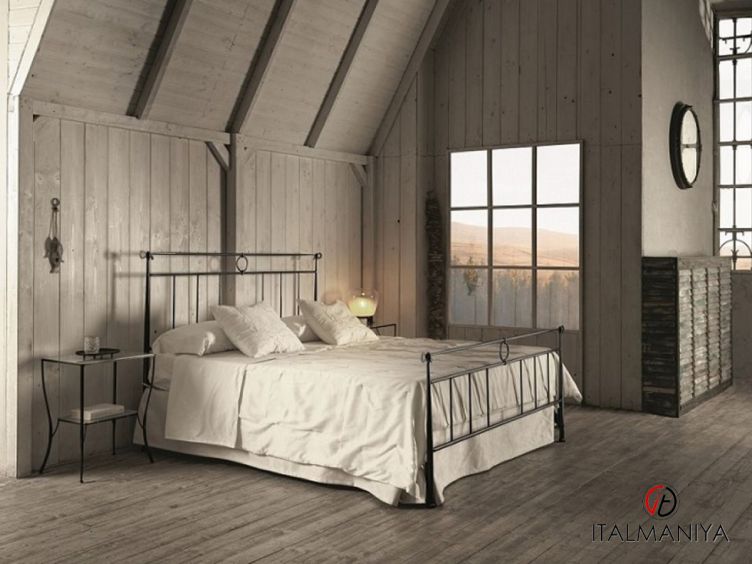 Фото 1 - Кровать Dylan фабрики Bontempi Casa из металла в современном стиле