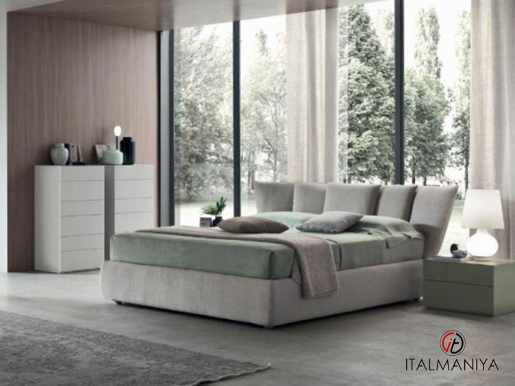 Фото 1 - Кровать Ninfea 180х195 фабрики Maronese / ACF из массива дерева в современном стиле