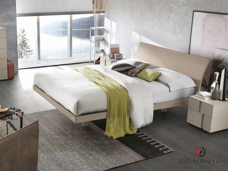 Фото 1 - Кровать Narciso фабрики Tomasella из МДФ в современном стиле