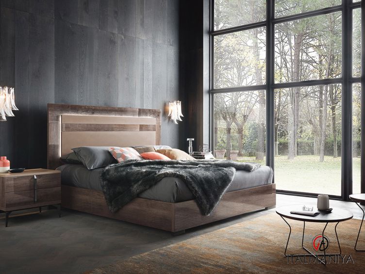 Фото 1 - Кровать Matera фабрики Alf из МДФ в современном стиле