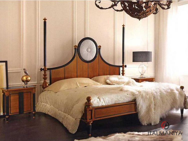 Фото 1 - Кровать Gazza Ladra фабрики Bamax из массива дерева в классическом стиле