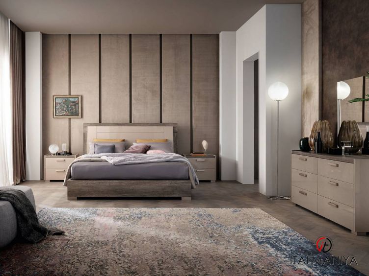 Фото 1 - Спальня Belpasso фабрики Alf (производство Италия) из МДФ в современном стиле