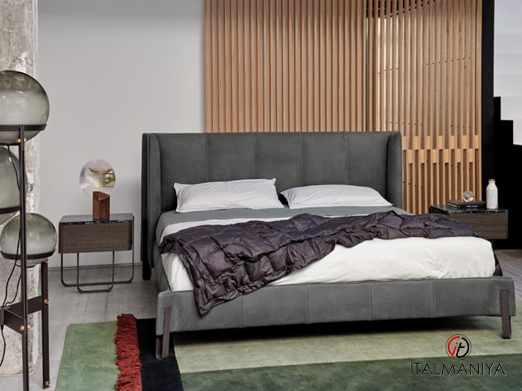 Фото 1 - Спальня Big Night фабрики Arketipo (производство Италия) из массива дерева серого цвета в современном стиле