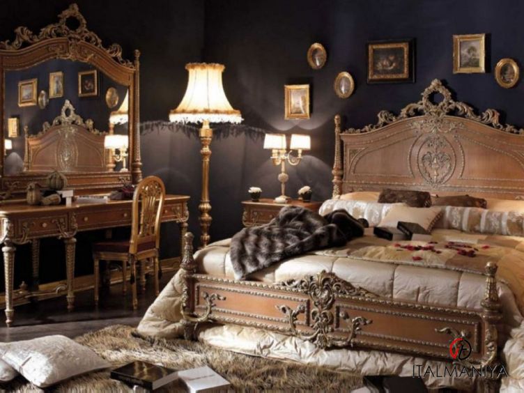 Фото 1 - Спальня Erasmo фабрики Asnaghi Interiors из массива дерева в классическом стиле
