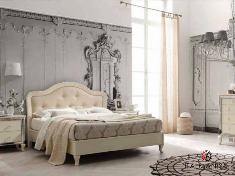 Фото 1 - Спальня Romantica фабрики Ballancin (производство Италия) из массива дерева в классическом стиле