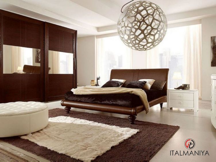 Фото 1 - Спальня Fashion Time фабрики Barnini Oseo (производство Италия) в классическом стиле из массива дерева
