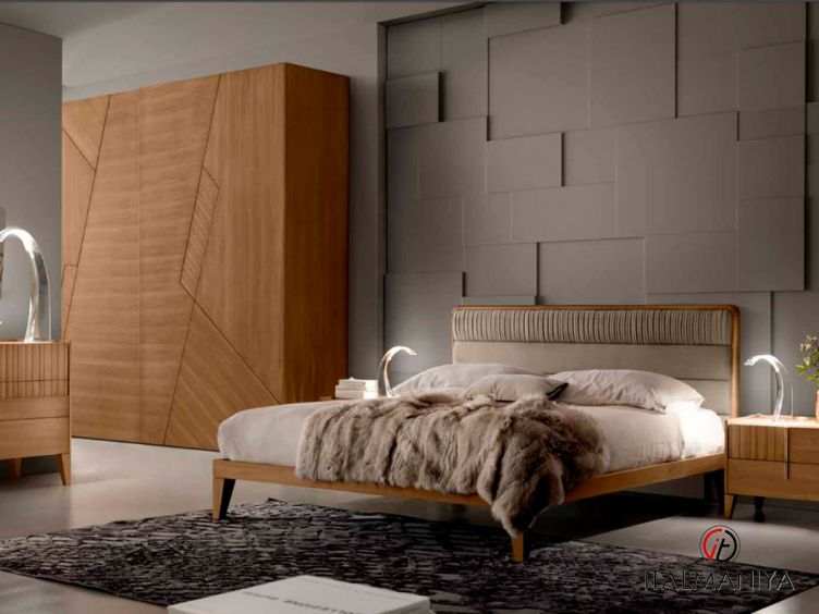 Фото 1 - Спальня Linea фабрики Benedetti в современном стиле из массива дерева