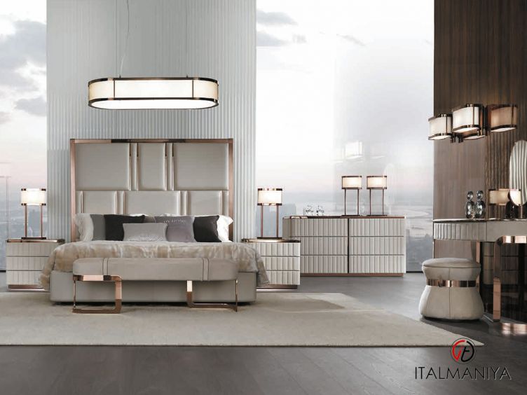 Фото 1 - Спальня Elite фабрики DV Home (производство Италия) в современном стиле из массива дерева