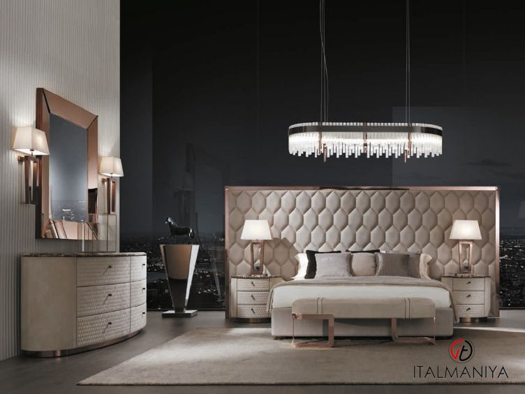 Фото 1 - Спальня showcase Envy maxi фабрики DV Home (производство Италия) в стиле арт-деко из МДФ