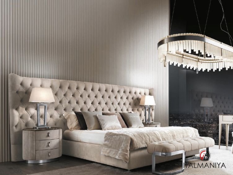 Фото 1 - Спальня Vogue фабрики DV Home в стиле арт-деко из МДФ