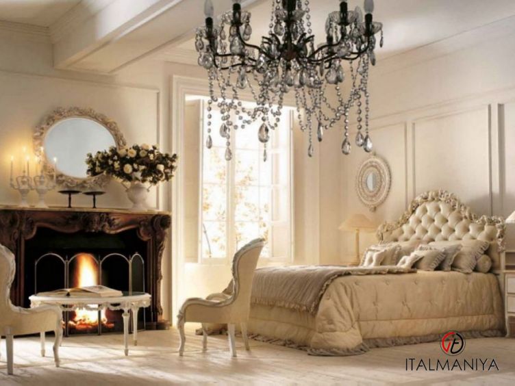 Фото 1 - Спальня 1696 фабрики Savio Firmino из массива дерева в классическом стиле
