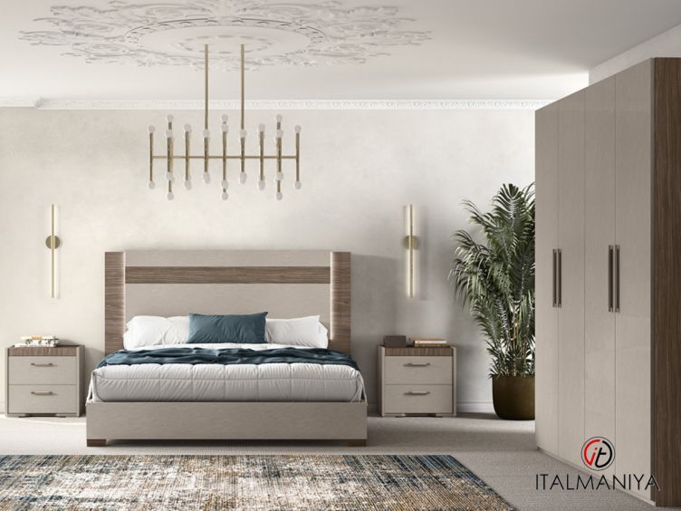 Фото 1 - Спальня Nora фабрики Status (производство Италия) из МДФ в современном стиле
