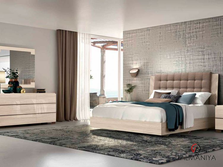 Фото 1 - Спальня Perla фабрики Status (производство Италия) из МДФ в современном стиле